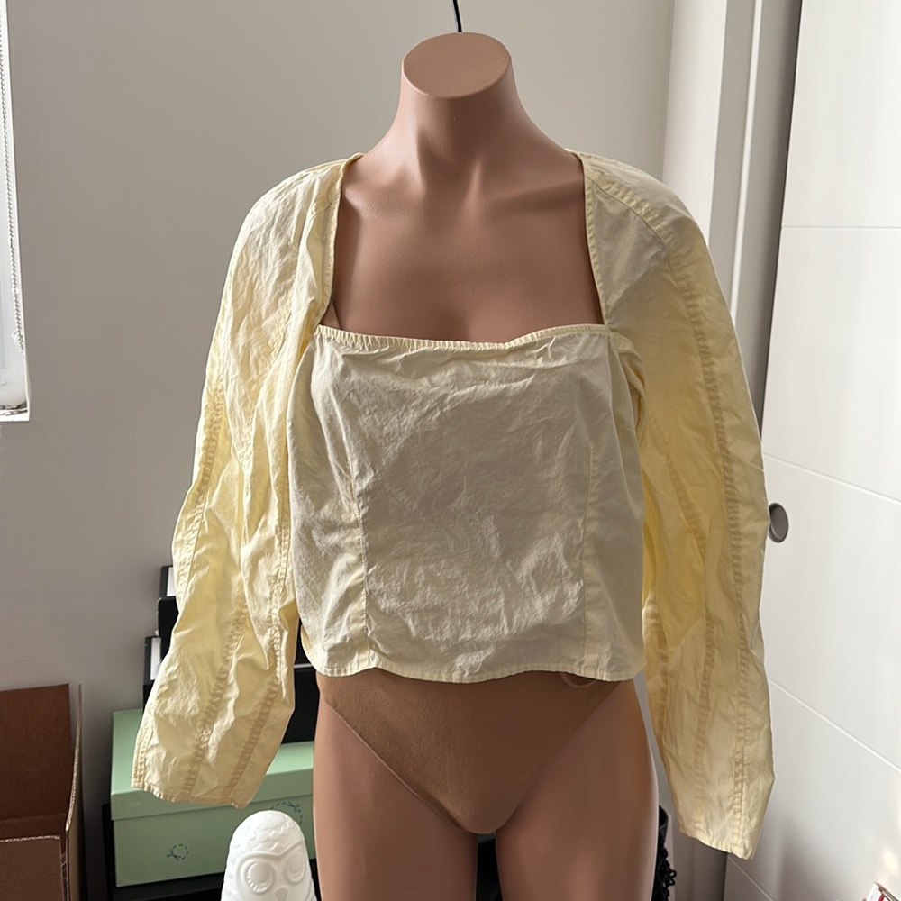 Who What Wear Puff Sleeve Blouse